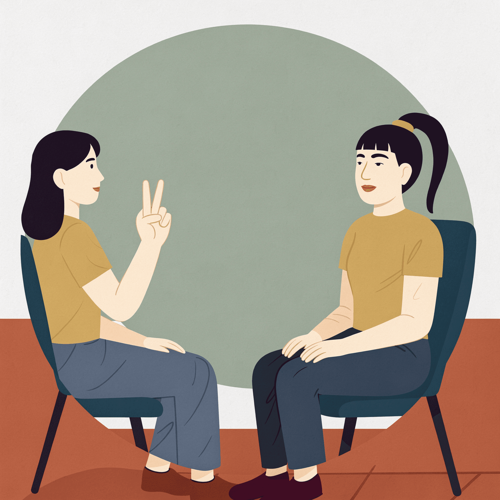 Illustration explaining the EMDR process