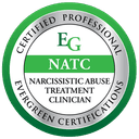 Certified professional narcissistic abuse treatment clinician badge